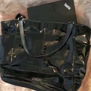 Coach patent leather purse